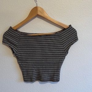 Cropped Striped Brandy Melville Top ✨💘